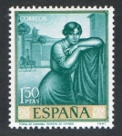 Stamps Spain -  1662-  Romero de Torres. 