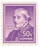Stamps : America : United_States :  susan b anthony