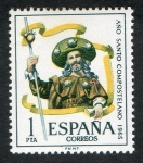 Stamps Spain -  1672- Año Santo Compostelano.