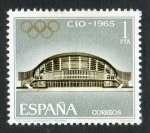 Sellos de Europa - Espaa -  1677- LXIII  Asamblea del Comité Olímpico Internacional. Palacio de los Deportes, Madrid.