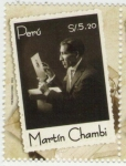 Stamps : America : Peru :  Martin Chambi Fotógrafo
