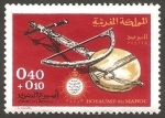Sellos de Africa - Marruecos -  Instrumento musical 