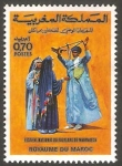 Stamps : Africa : Morocco :  Festival Nacional del Folklore en Marracech