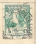 Stamps Colombia -  Loa a la Constitución