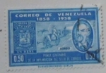 Stamps Venezuela -  PRIMER CENTENARIO DE LA IMPLANTACION DEL SELLO DE CORREOS DE VENEZUELA