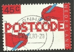 Stamps Netherlands -  postcode