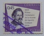 Sellos del Mundo : America : Venezuela : PRIMER CENTENARIO DE LA MUERTE DE AGUSTIN CODAZZI