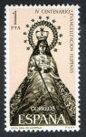 Stamps Spain -  1693- IV centenario de la Evangelización de Filipinas. Virgen de Antipolo.