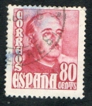 Stamps : Europe : Spain :  1023- General Franco.