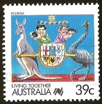 Stamps : Oceania : Australia :  LIVING TOGETHER - TOURISM