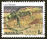 Stamps Australia -  LACE MONITOR
