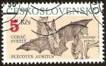 Stamps : Europe : Czechoslovakia :  PLECOTUS AURITUS