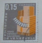 Sellos de America - Venezuela -  1960-CENSO NACIONAL