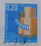 Stamps Venezuela -  1960-CENSO NACIONAL