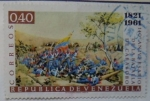 Stamps Venezuela -  140 ANIVERSARIO DE LA VATALLA DE CARABOBO