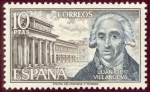 Stamps Spain -  1973 Personajes españoles. Juna de Villanueva. - Edifil:2118