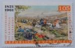 Stamps Venezuela -  140 aniversario de la batalla de Carabobo 1821