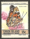 Stamps America - Saint Vincent and the Grenadines -  Mariposa cynthia cardui