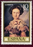 Sellos del Mundo : Europa : Espa�a : 1973 Vicente Lopez Portaña. Maria Amalia de Sajonia - Edifil:2152
