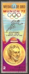Stamps Equatorial Guinea -  Olimpiadas Munich 72, medallas de oro en atletismo