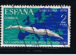 Stamps Spain -  Edifil  1989  XII Campeonatos europeos de natación, saltos y waterpolo.  