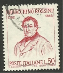 Sellos de Europa - Italia -  Rossini