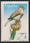 Stamps Spain -  Flora y fauna-Gorrión