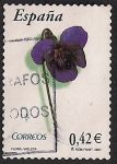 Stamps Spain -  Flora y fauna-Violeta