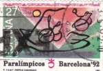 Sellos de Europa - Espa�a -  Paralímpicos Barcelona-92