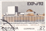 Sellos de Europa - Espa�a -  EXPO- 92 - Pabellón de España