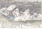 Stamps Spain -  Pradera de S. Isidro-Goya
