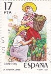 Stamps Spain -  la vendimia