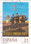 Stamps Spain -  cine español- El viaje a ninguna parte