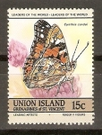 Stamps Saint Vincent and the Grenadines -  CYNTHIA   CARDUI