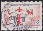 Stamps : America : Chile :  Cincuentenario liga de sociedades de Cruz Roja