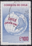 Stamps Chile -  Chile exporta vino