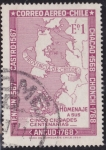 Stamps Chile -  Homenaje a sus 5 ciudades centenarias