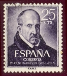 Stamps : Europe : Spain :  1961 IV centenario nacimiento Luis de Gongora - Edifil:1369