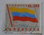 Stamps Venezuela -  CENTENARIO DE LA BANDERA Y ESCUDO 29.7.1863 AL 29.7.1963