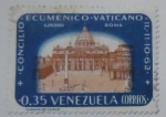 Stamps Venezuela -  CONCILIO ECUMENICO VATICANO 11.10.1962