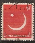 Stamps : Asia : Pakistan :  Noveno Aniv de la Independencia.