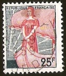 Stamps France -  MARIANNE EN BARCO