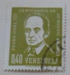 Stamps Venezuela -  PEDRO GUAL CENTINARIO DE SU MUERTA