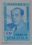 Stamps Venezuela -  ROMULO GALLEGOS MAESTRO Y NOVELISTA DE AMERICA