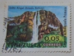 Stamps Venezuela -  SALTO DEL ANGEL ESTADO BOLIVAR