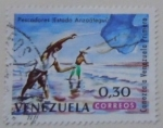 Stamps Venezuela -  PESCADORES ESTADO ANZOATEGUI