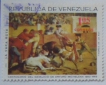 Stamps : America : Venezuela :  LA VARA ROTA CENTENARIO DEL NATALICIO DE ARTURO MICHELENA 