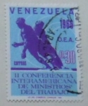 Stamps Venezuela -  II CONFERENCIA INTERAMERICANA DE MINISTROS DE TRABAJO
