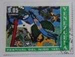 Stamps : America : Venezuela :  FESTIVAL DEL NIÑO 1969