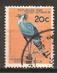 Stamps : Africa : South_Africa :  Sekretarisvoel (pájaro secretario).
